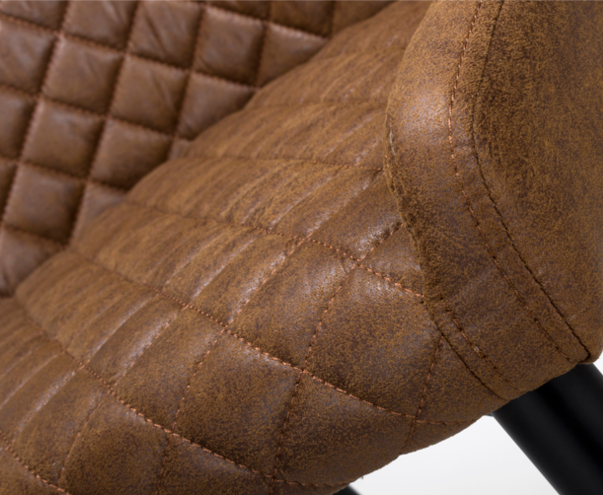 Charlie Faux Leather  Bar Chair