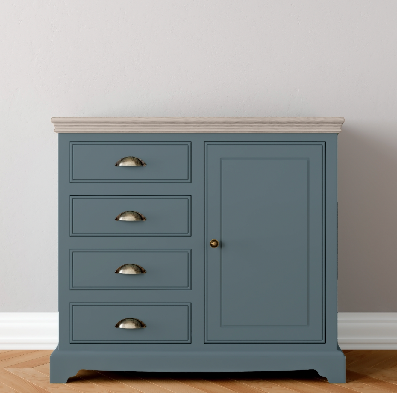 Inspiration  1 Door  4 Drawer Sideboard