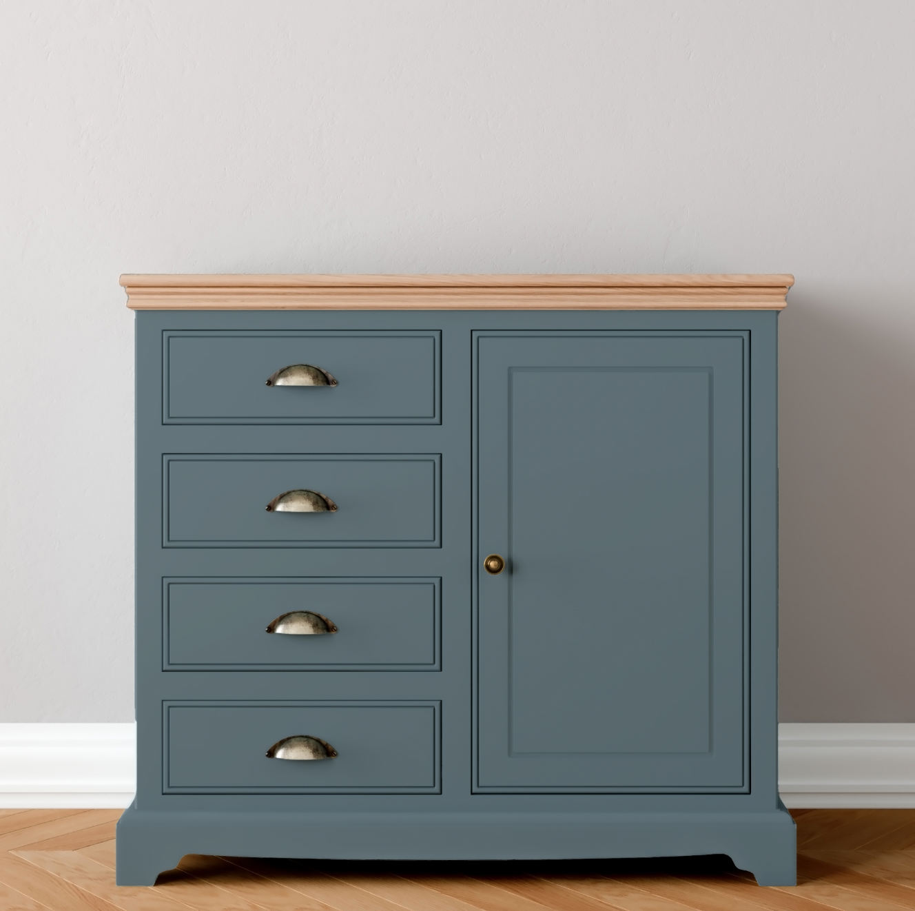 Inspiration  1 Door  4 Drawer Sideboard