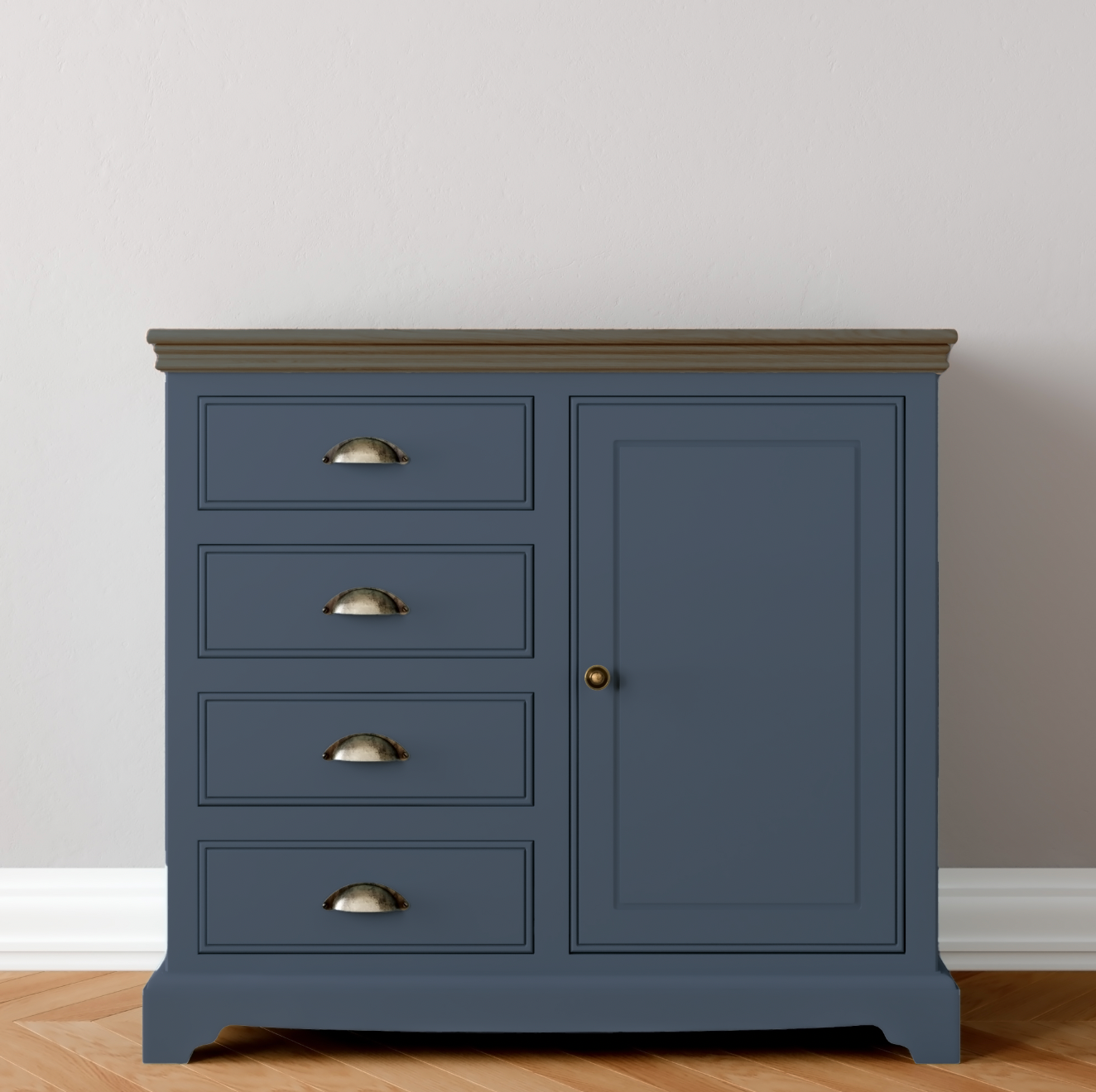 Inspiration  1 Door  4 Drawer Sideboard