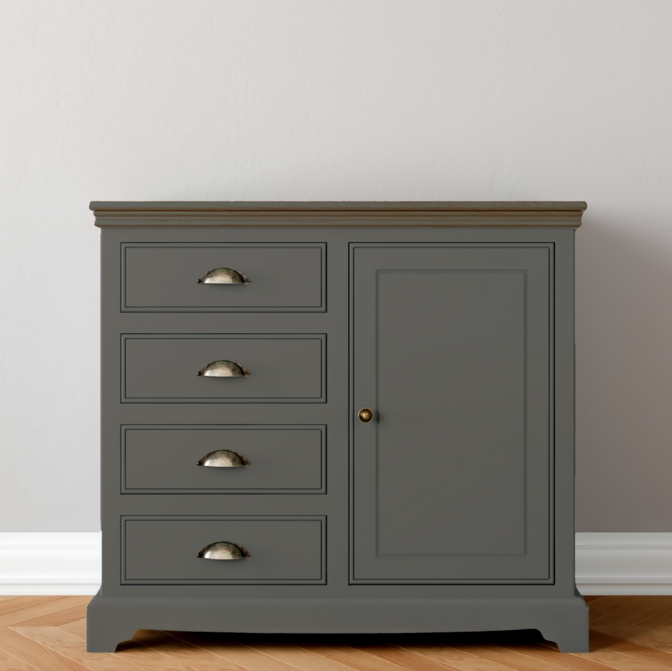 Inspiration  1 Door  4 Drawer Sideboard