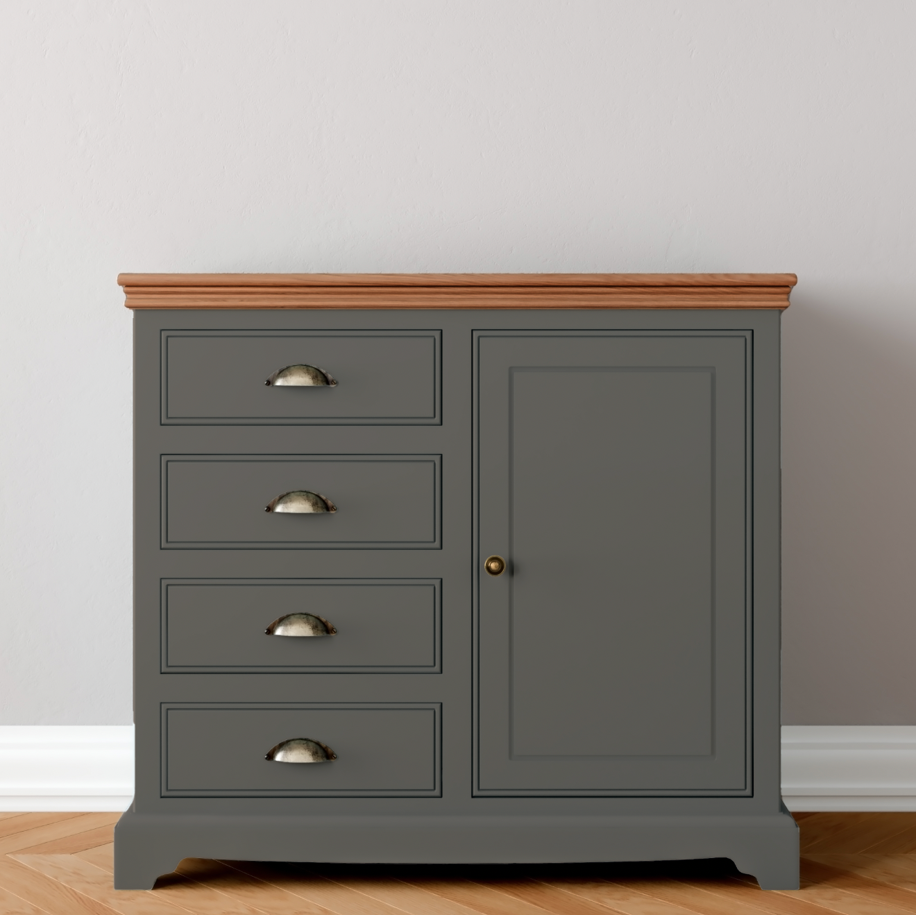 Inspiration  1 Door  4 Drawer Sideboard