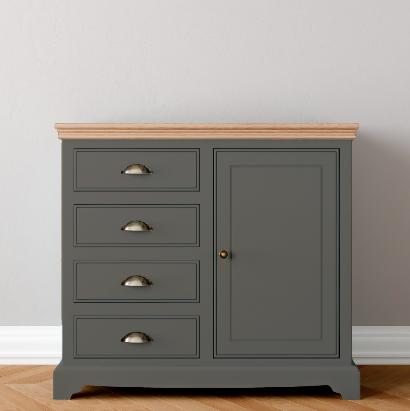 Inspiration  1 Door  4 Drawer Sideboard