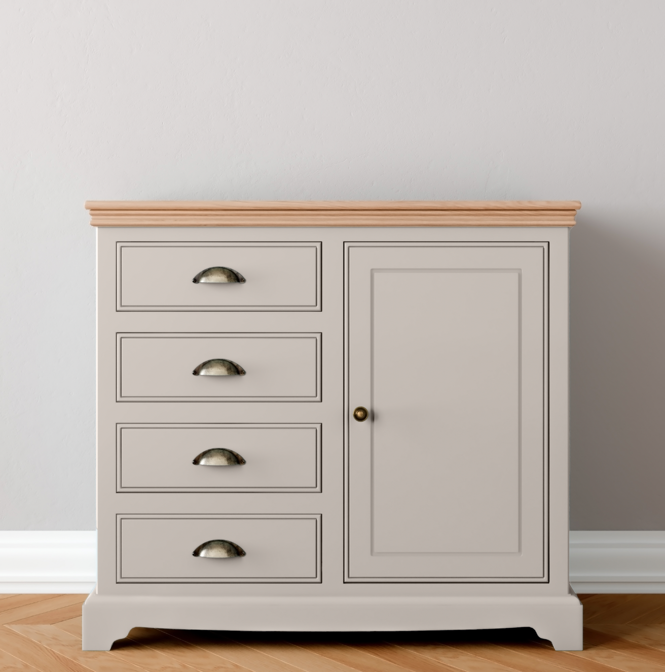 Inspiration  1 Door  4 Drawer Sideboard