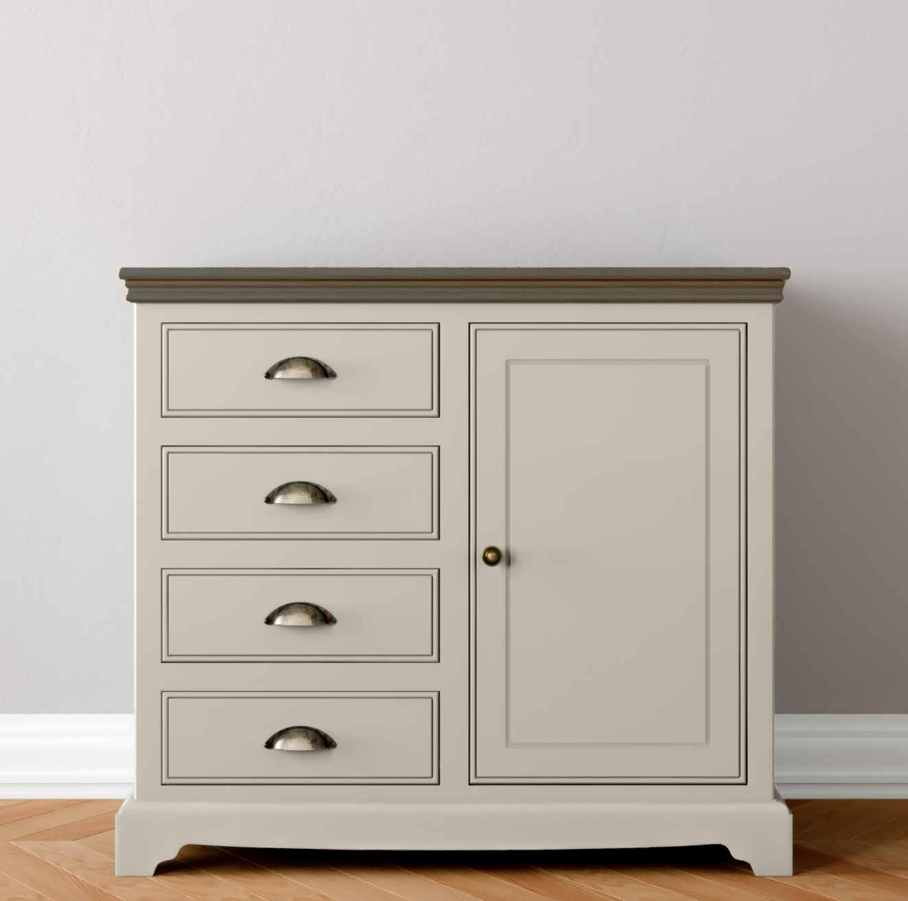 Inspiration  1 Door  4 Drawer Sideboard