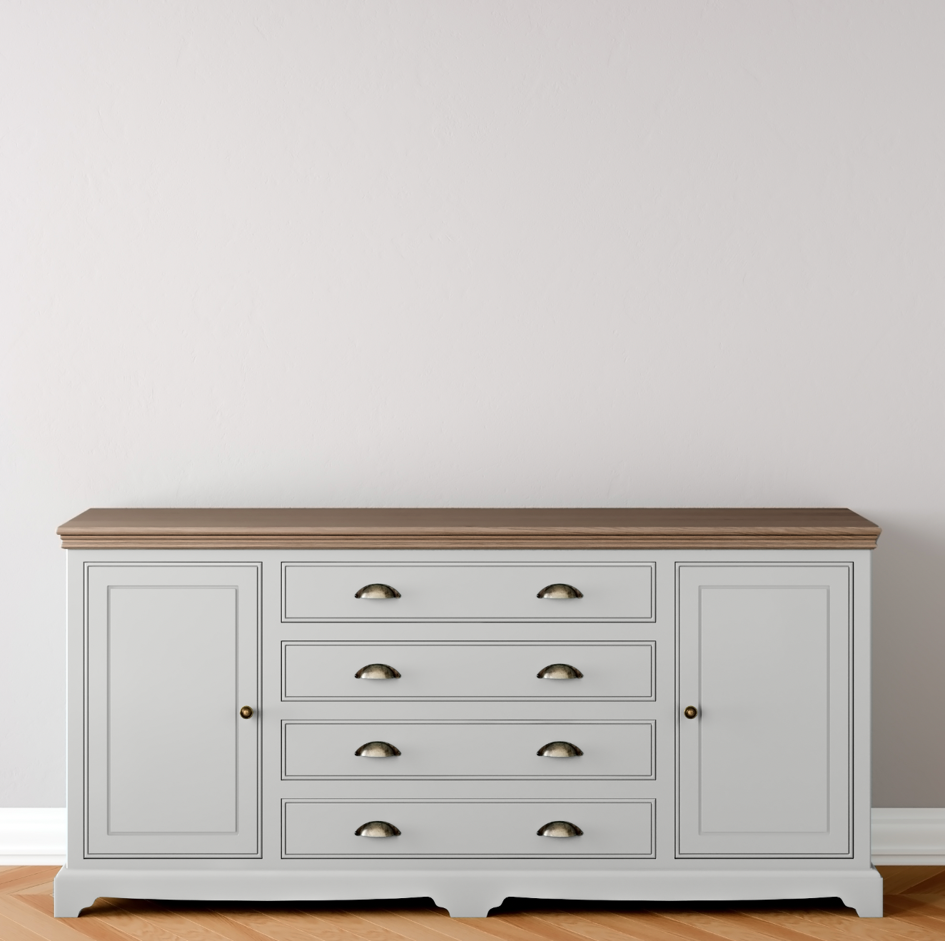 Inspiration Extra Wide 2 Door 4 Drawer Sideboard