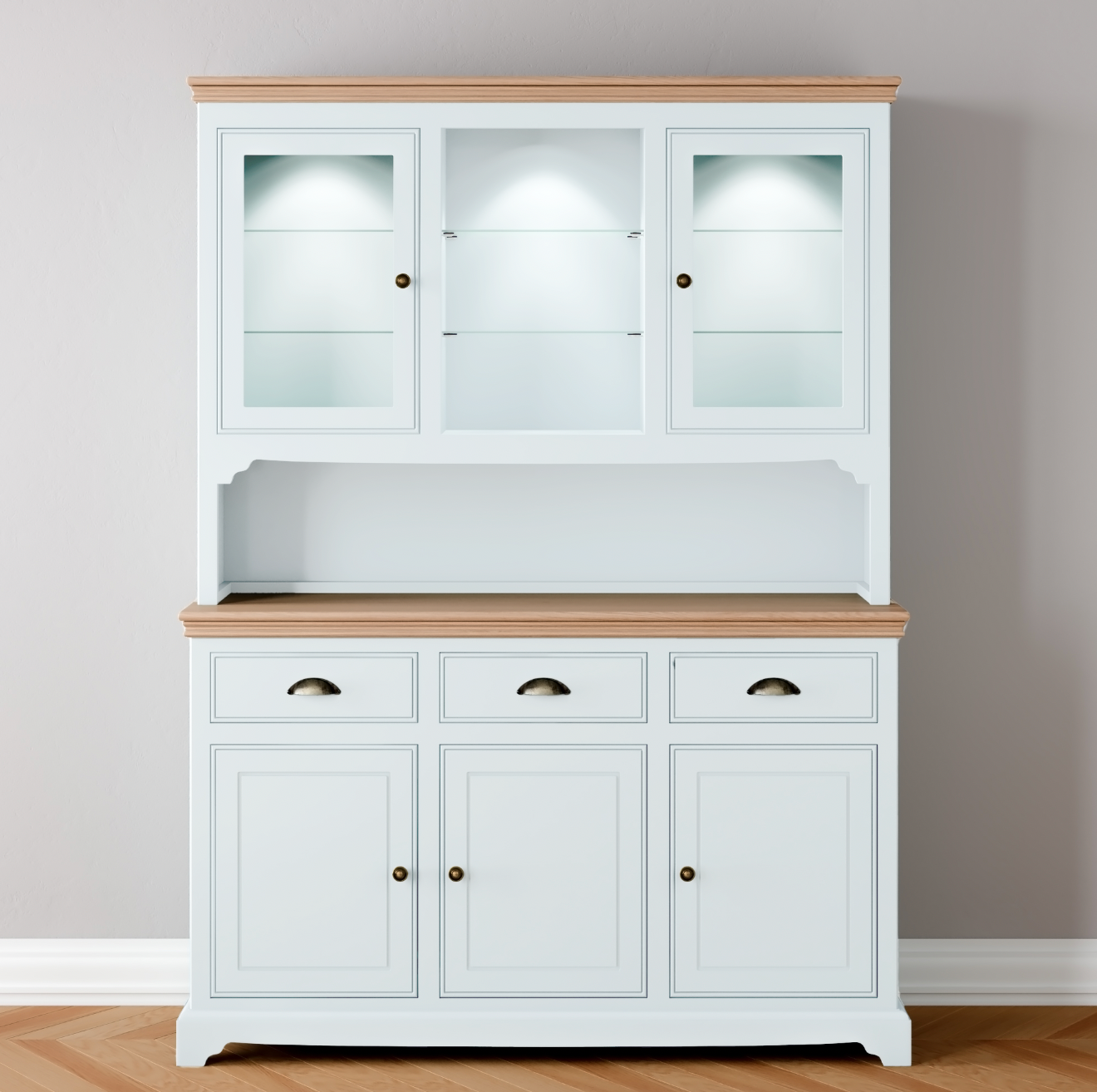 Medium Half Glazed door Dresser