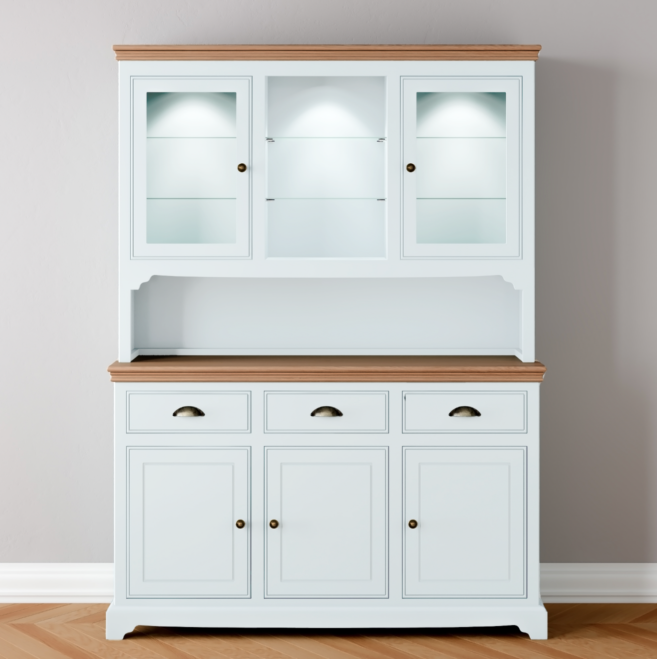Medium Half Glazed door Dresser