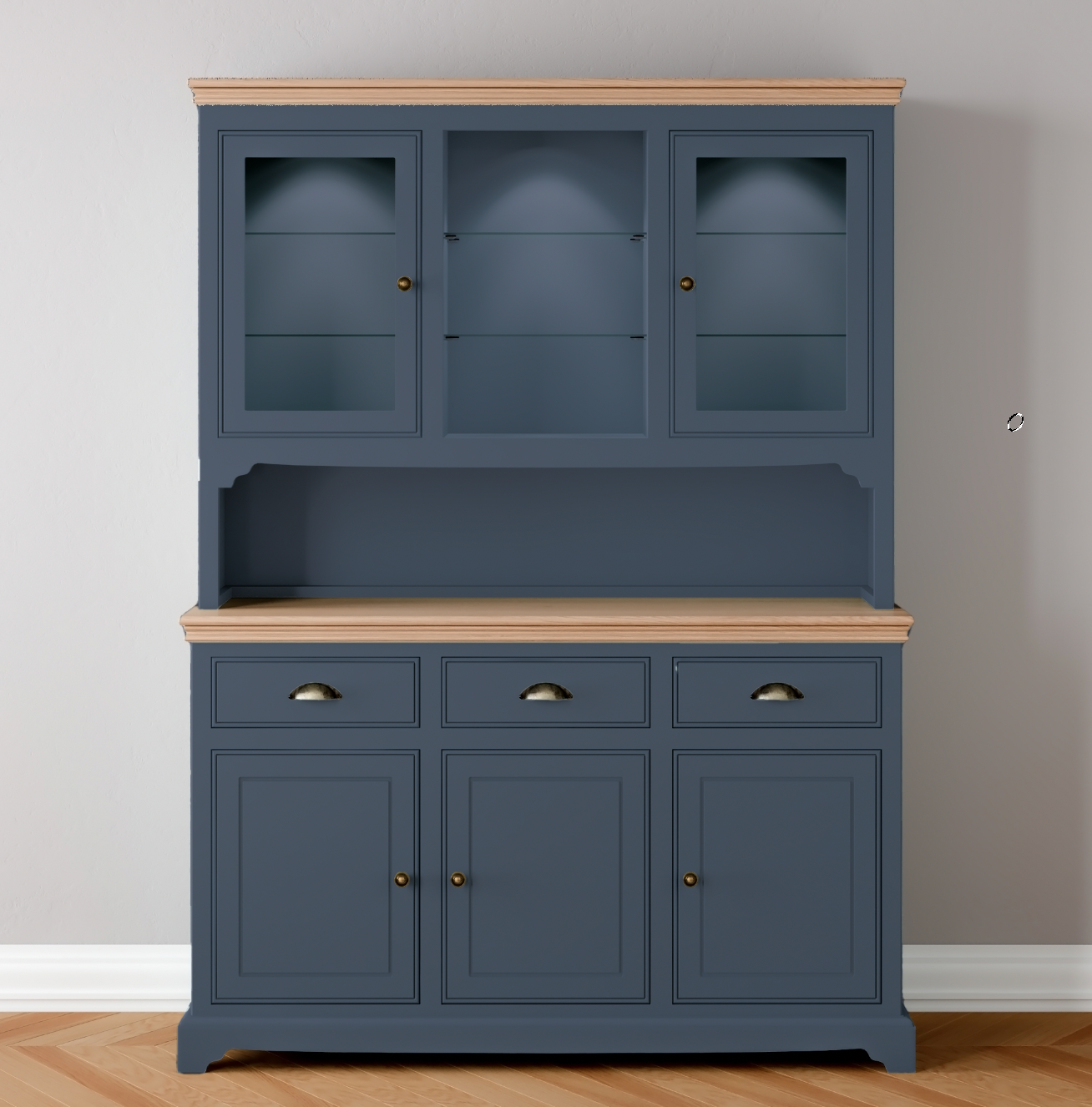 Medium Half Glazed door Dresser