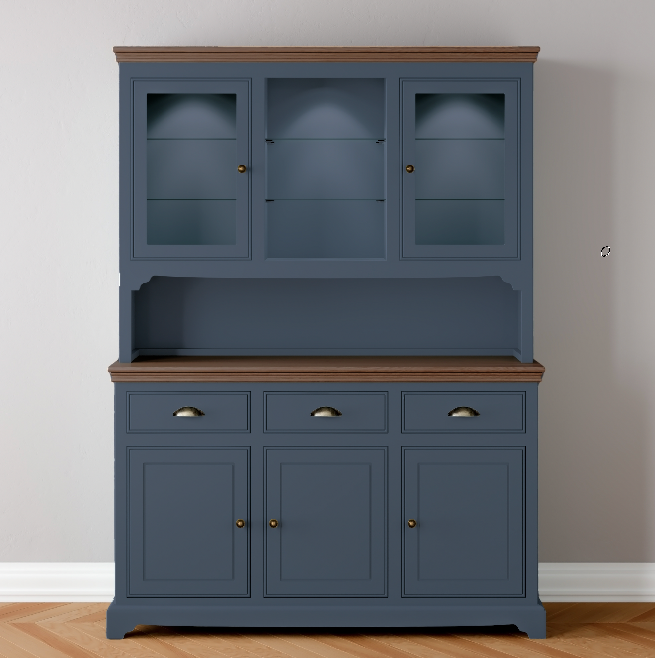 Medium Half Glazed door Dresser