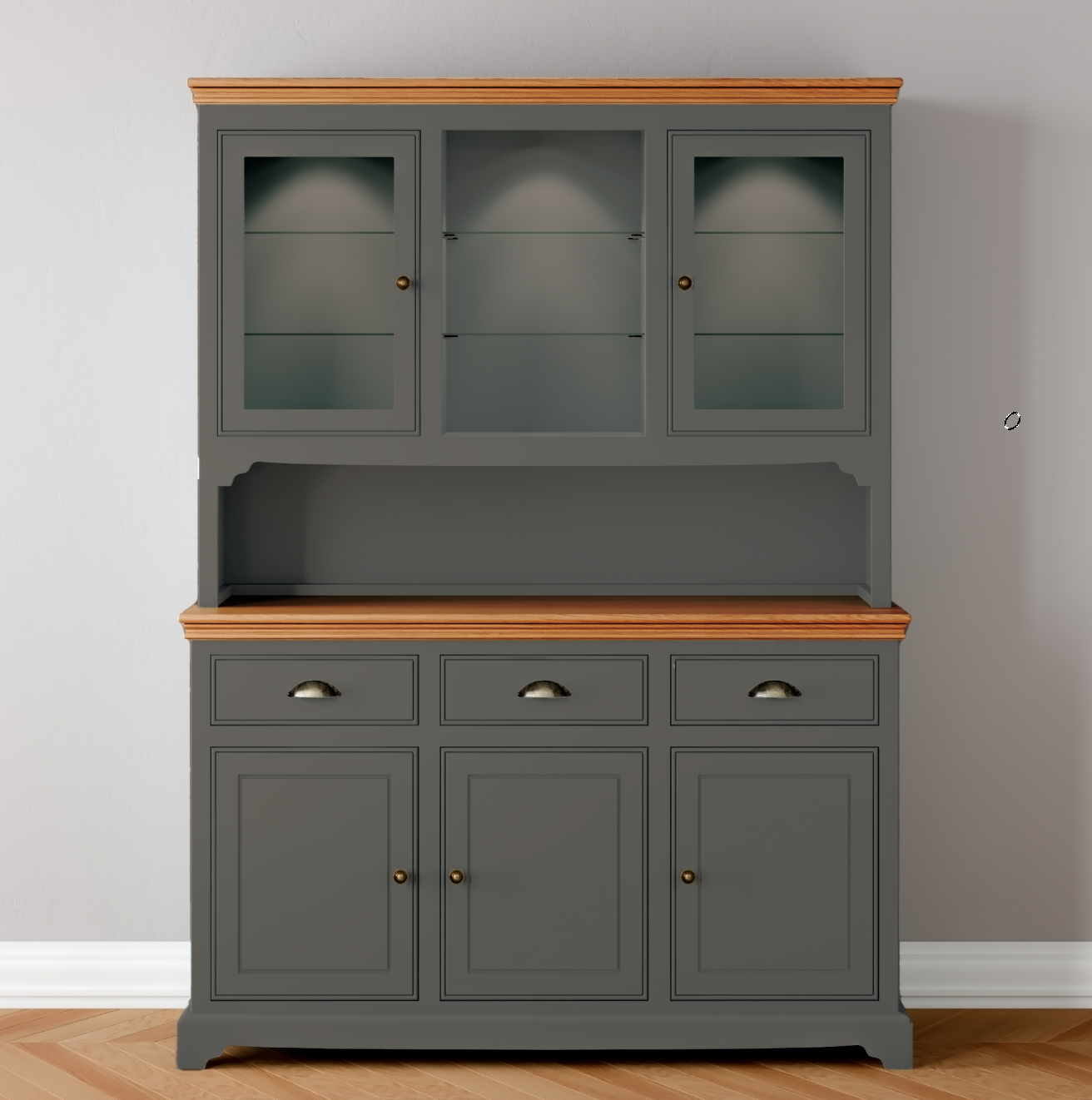 Medium Half Glazed door Dresser