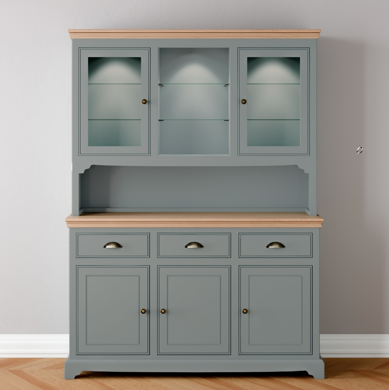 Medium Half Glazed door Dresser