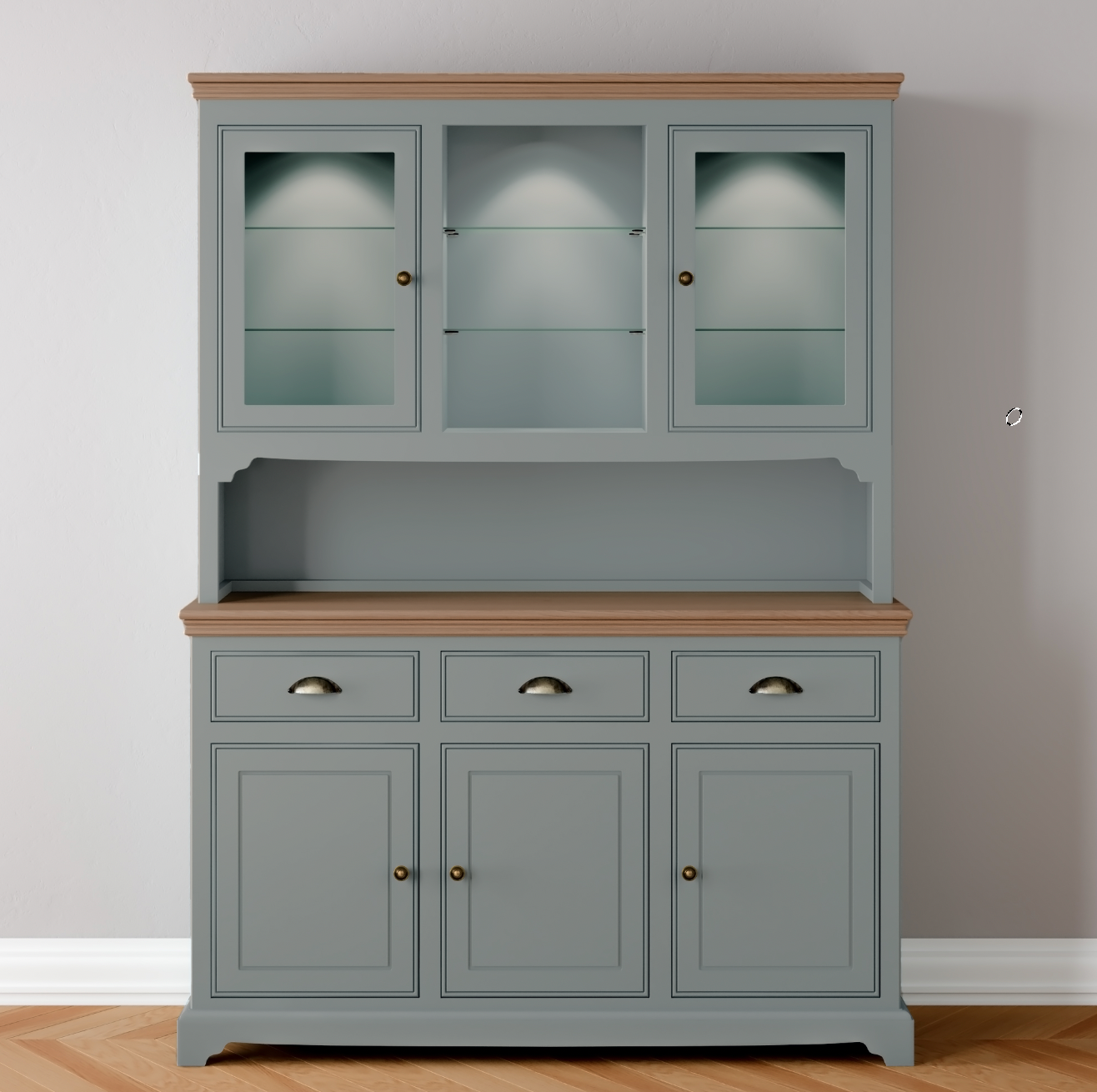 Medium Half Glazed door Dresser