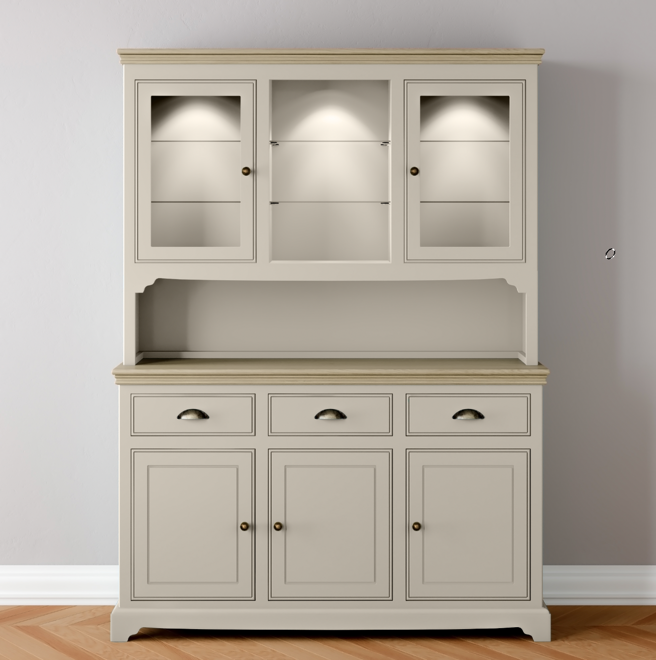Medium Half Glazed door Dresser