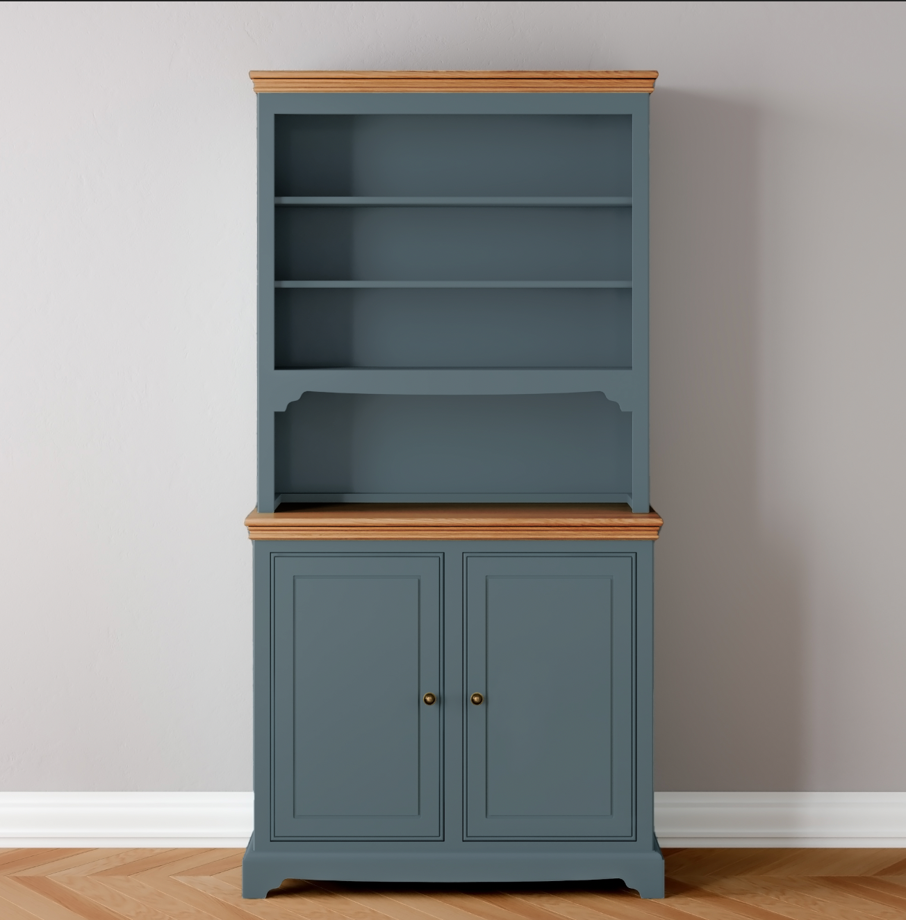 Open Rack 2 Door Dresser