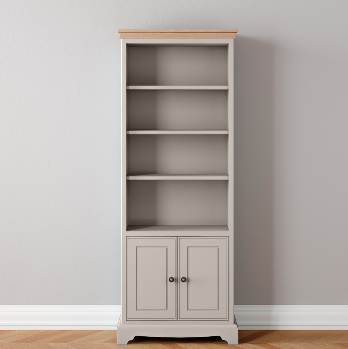 Tall Bookcase with Lower Cupboard