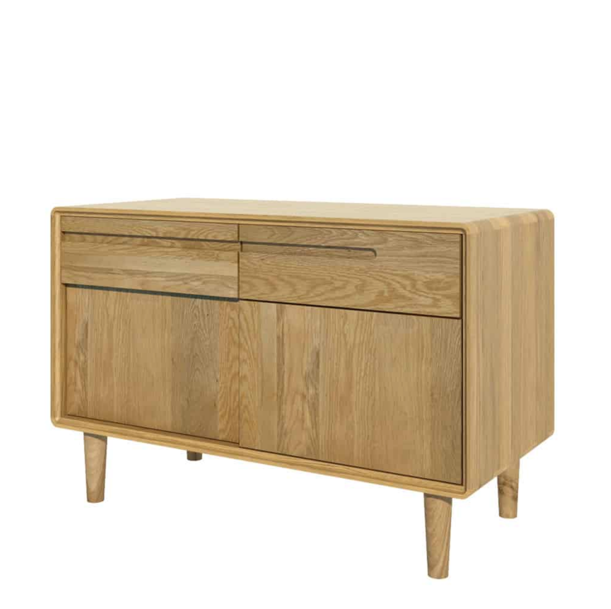 Homestyle GB Scandic Oak Low Small Sideboard