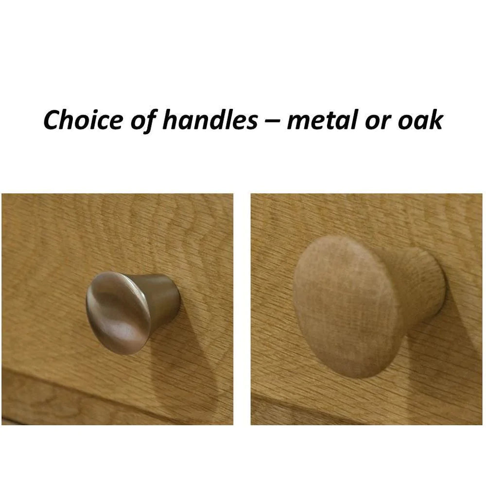 Torino Contemporary Oak 2 Door Bookcase