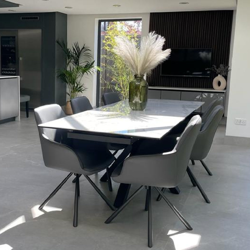 Amari Big Ext Table - WHITE New