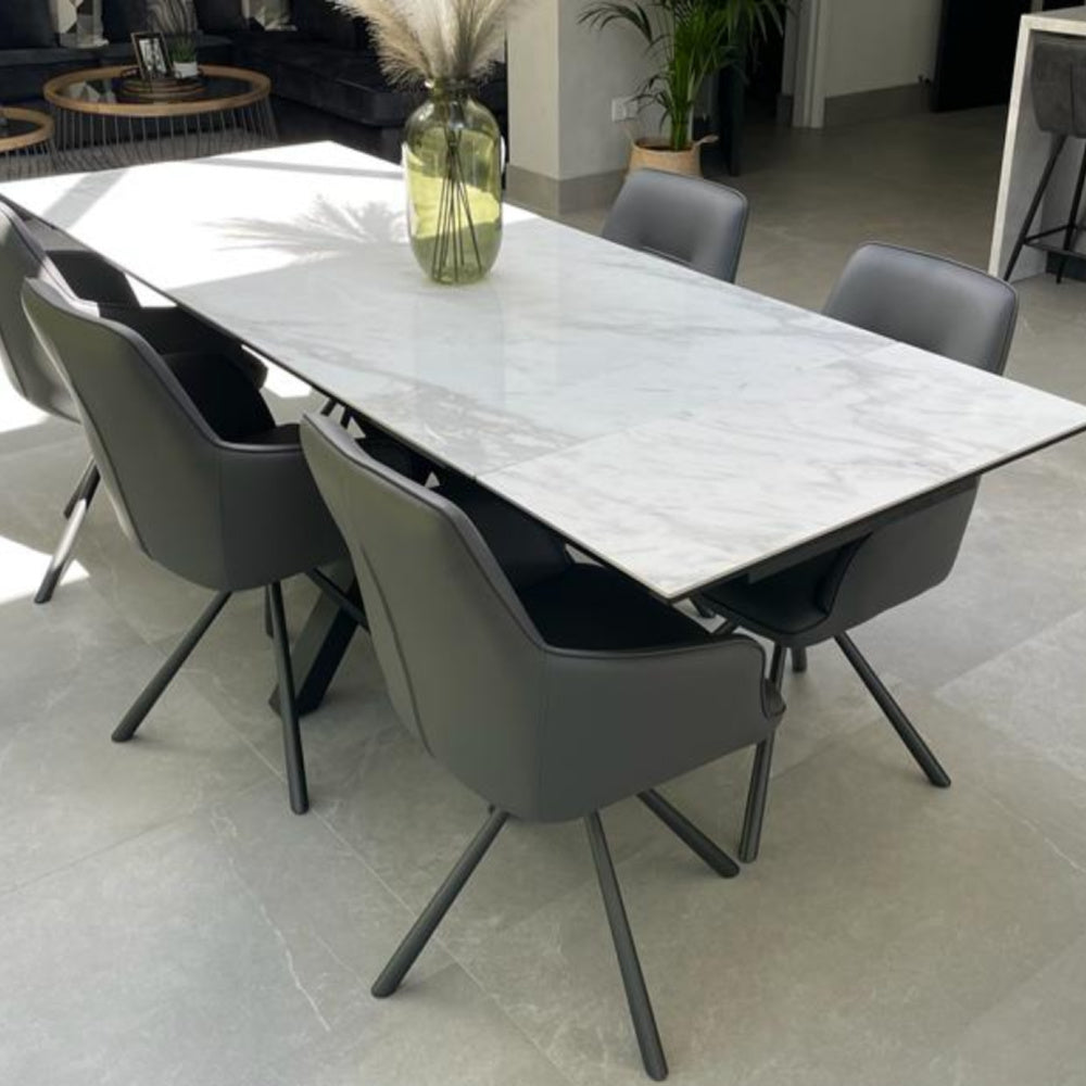 Amari Big Ext Table - WHITE New