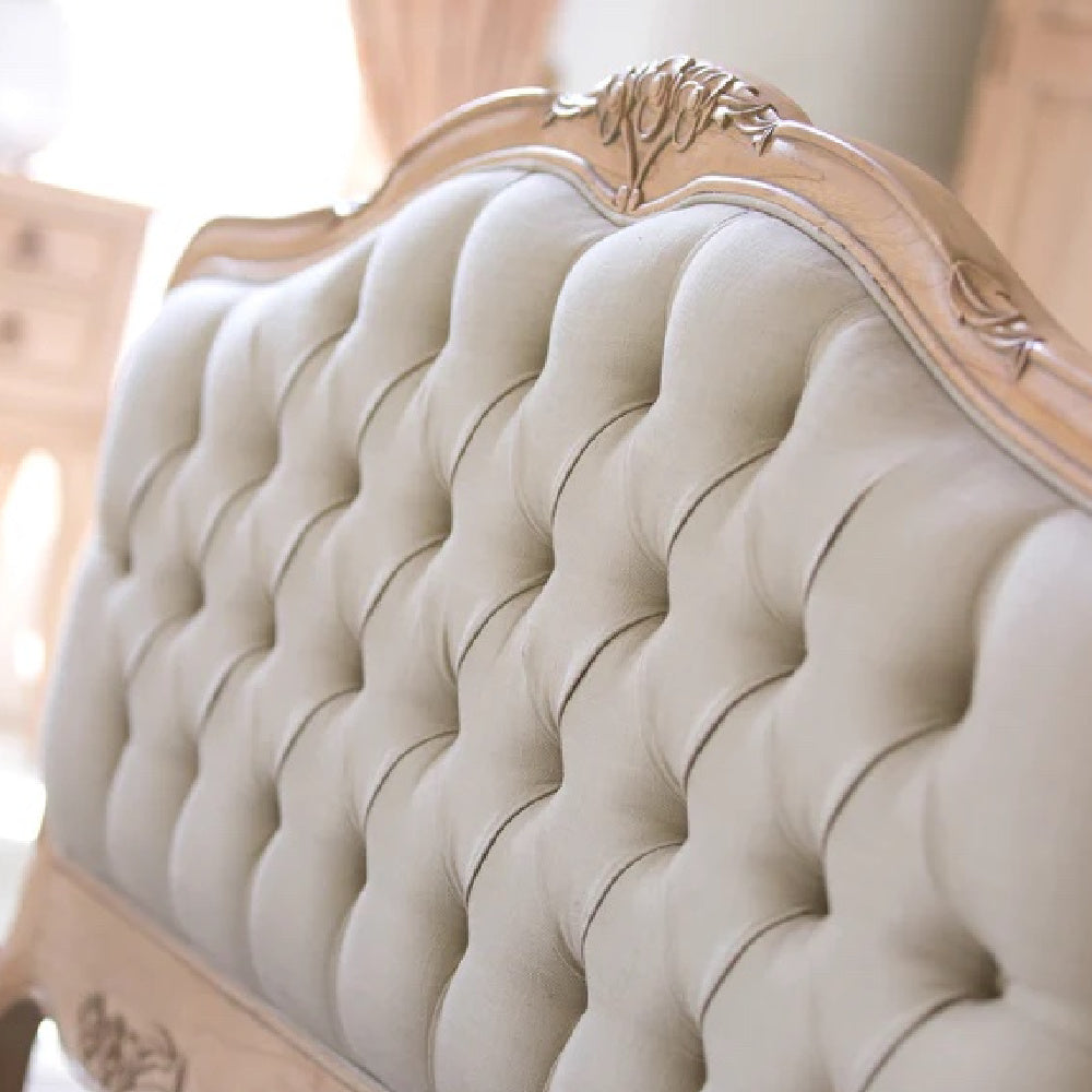 Baker Limoges Bed Frames With Upholstered Head and Foot Boards