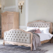 Baker Limoges Bed Frames With Upholstered Head and Foot Boards