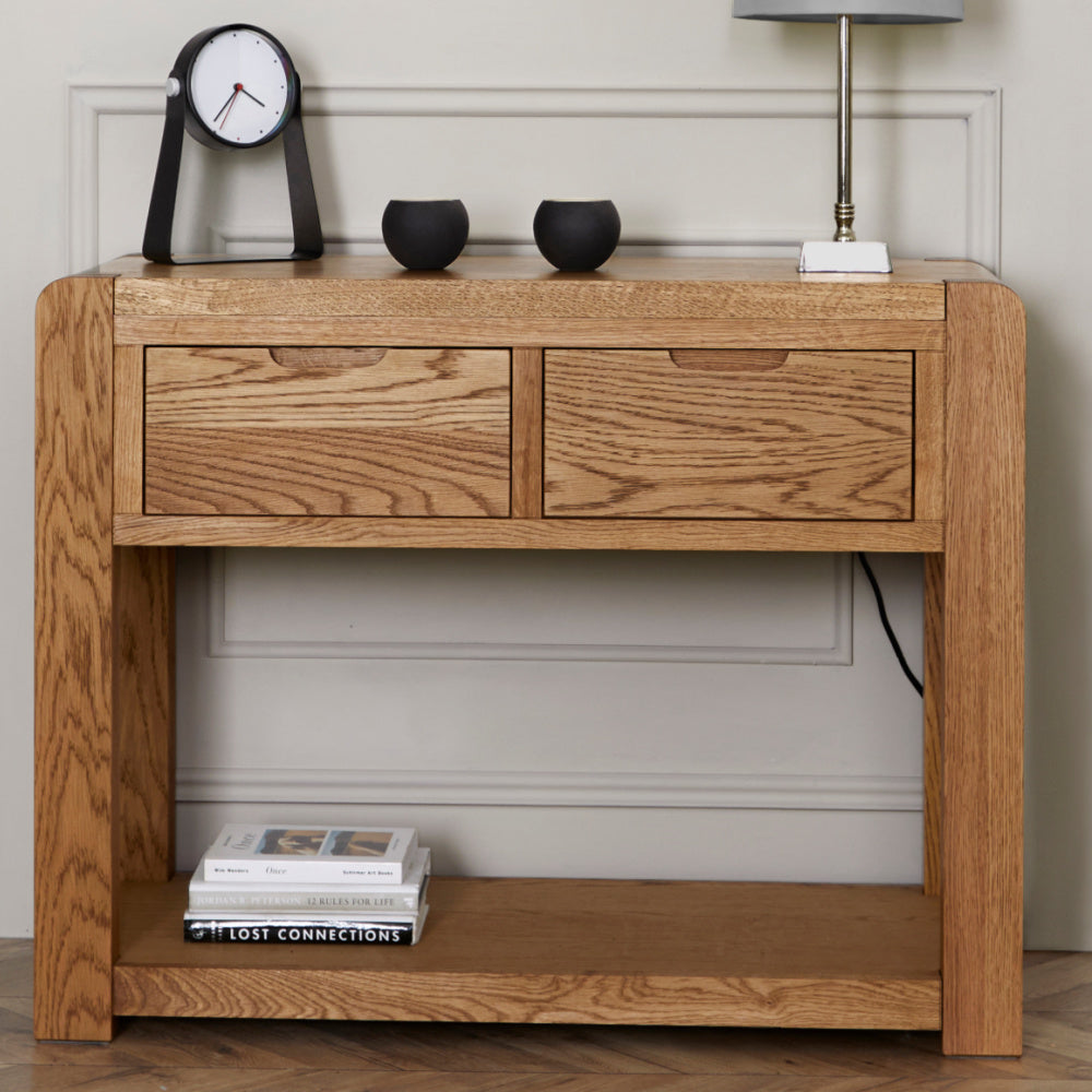 Bergen oak Console/Hall Table