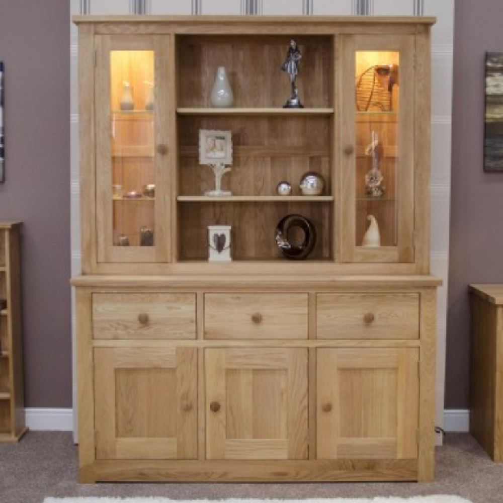 Torino Contemporary Oak Large Dresser