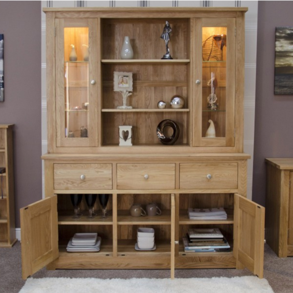 Torino Contemporary Oak Large Dresser