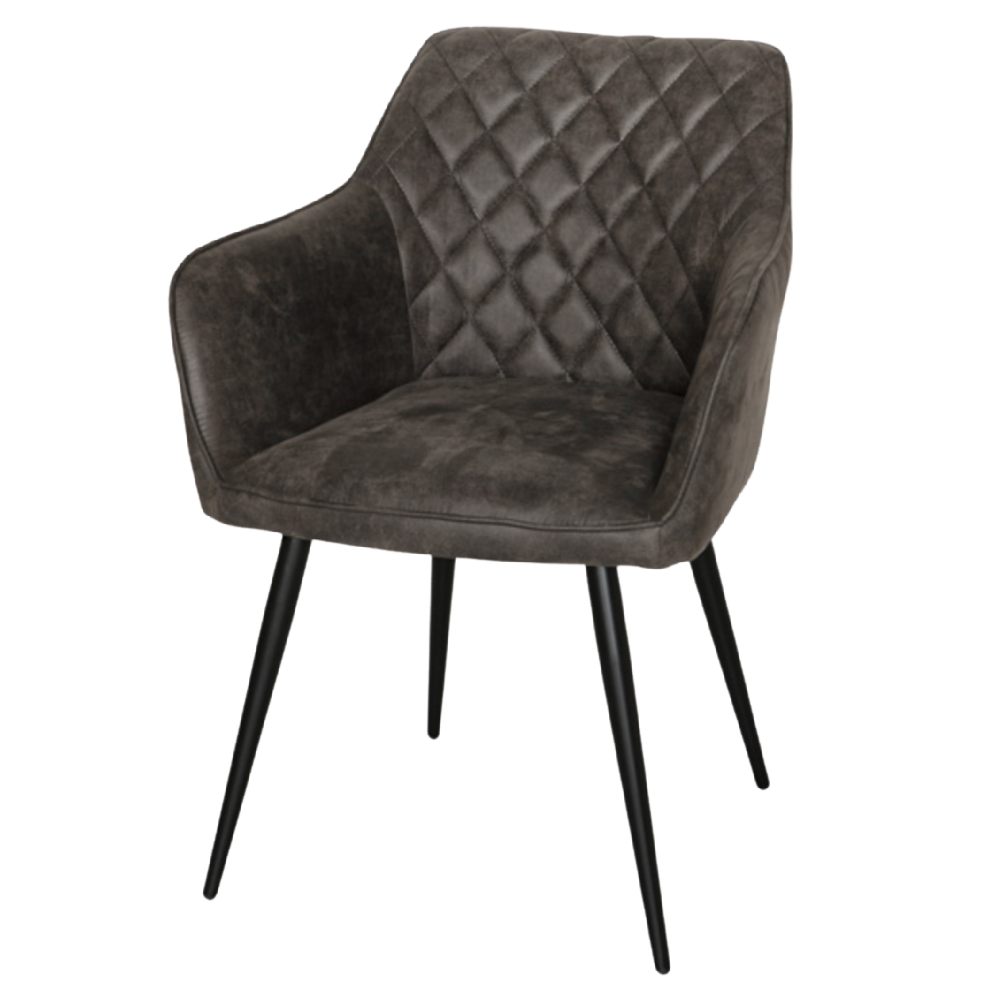 Charlie Faux Leather Carver Dining Chair