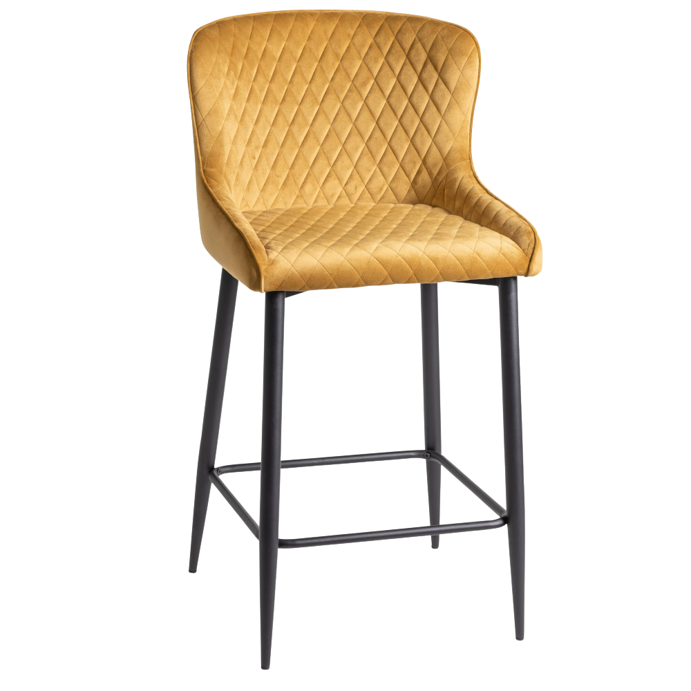 Cezanne Bar Stools- Fabric Chairs (4 colour options)