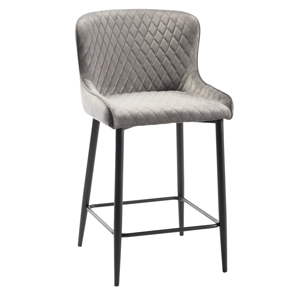 Cezanne Bar Stools- Fabric Chairs (4 colour options)