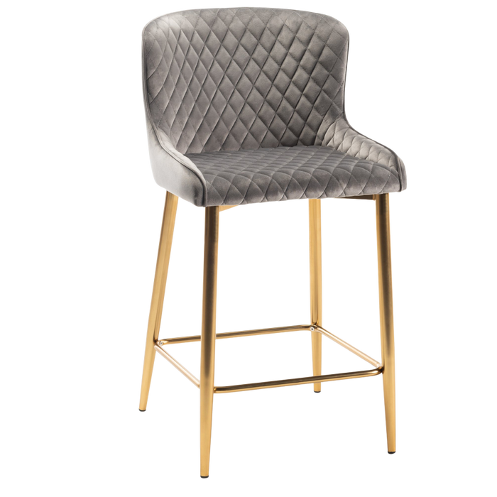 Cezanne Bar Stools- Fabric Chairs (4 colour options)