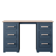 Modo Painted Double pedestal Dressing Table