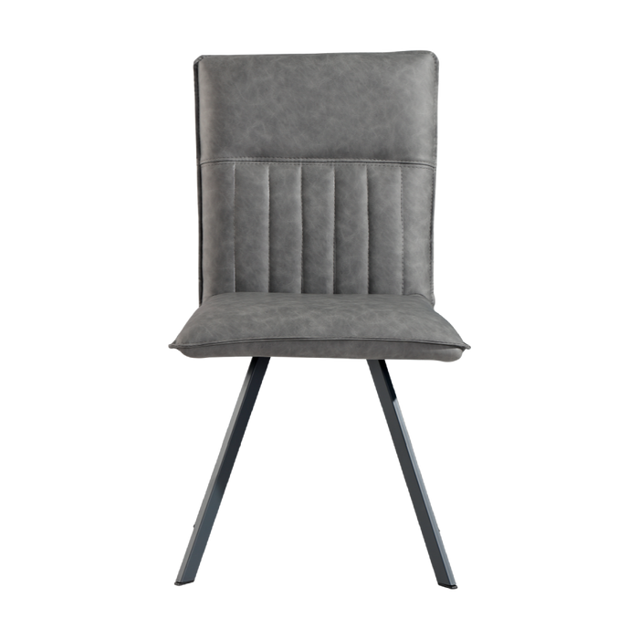 Dining Chair Grey PU
