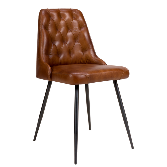 Full Leather tan Dining Chairs