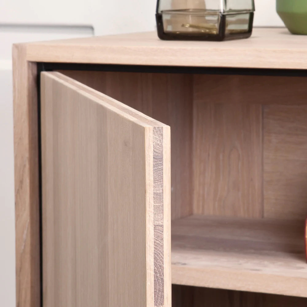 Kristensen Forest Oak 1 door / 2 drawer Sideboard