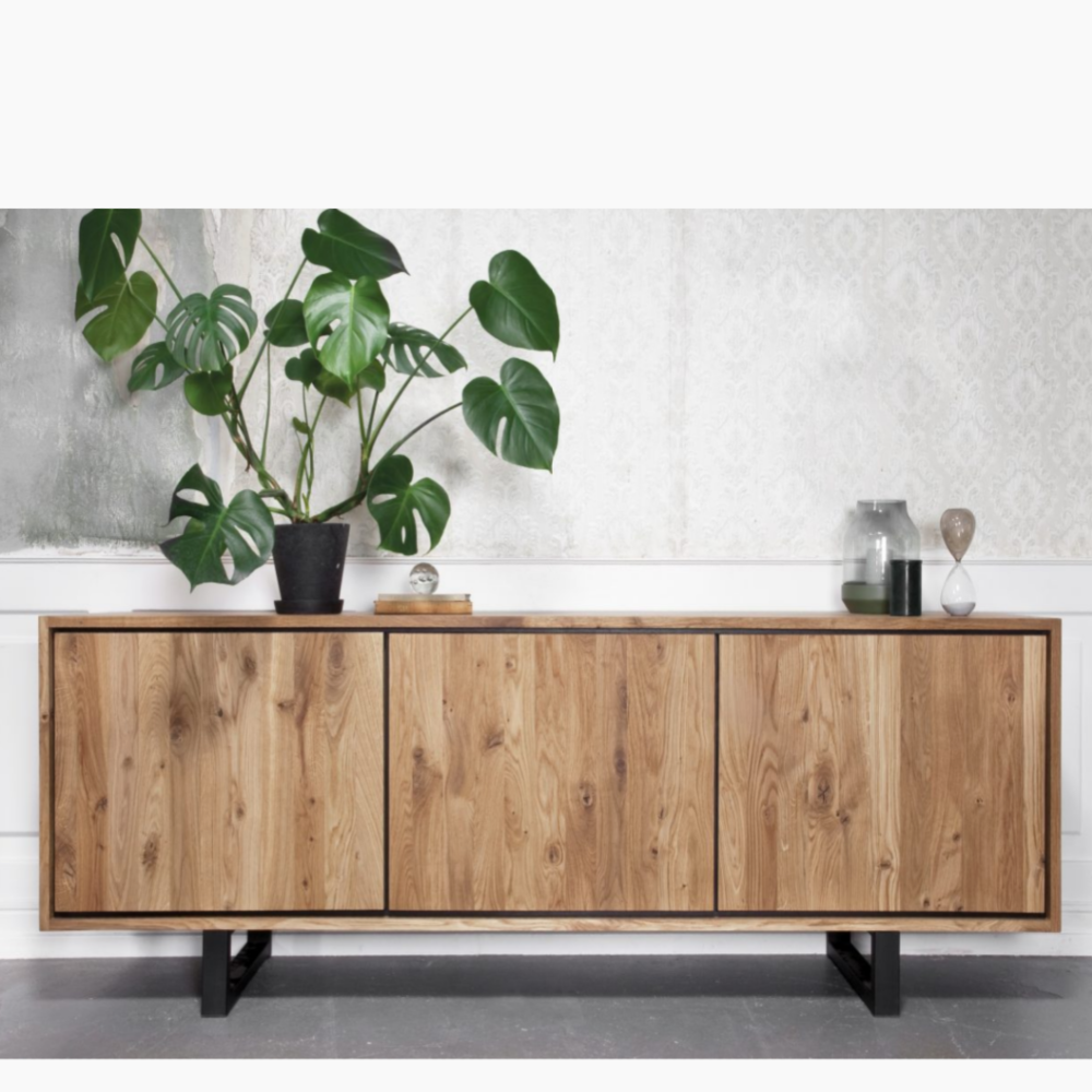 Kristensen Forest Oak 2m, 3 Door Sideboard