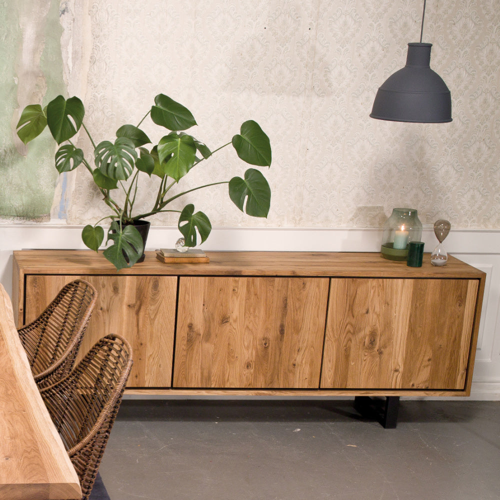 Kristensen Forest Oak 2m, 3 Door Sideboard