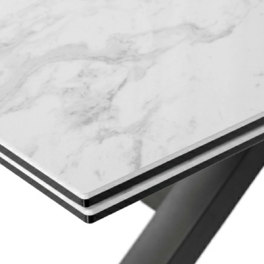 Amari Big Ext Table - WHITE New