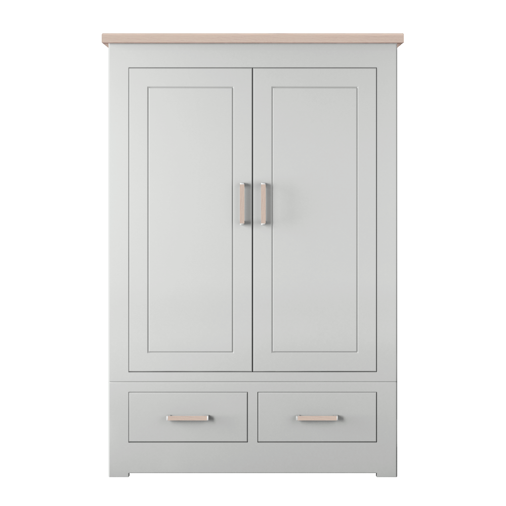 Modo Double 2 door 2 drawer  Wardrobe