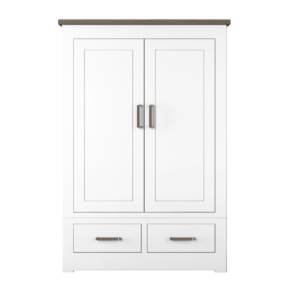 Modo Double 2 door 2 drawer  Wardrobe