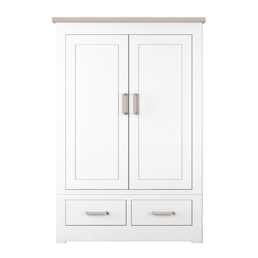 Modo Double 2 door 2 drawer  Wardrobe