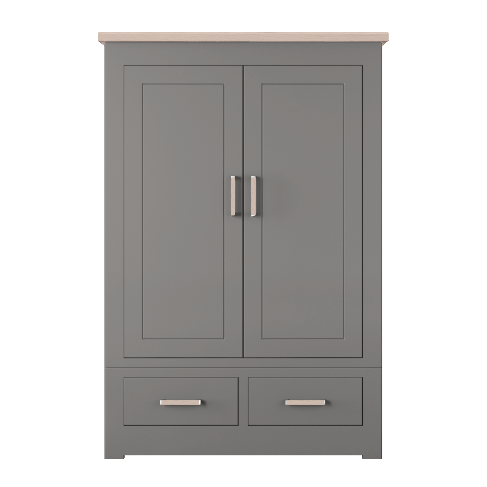 Modo Double 2 door 2 drawer  Wardrobe
