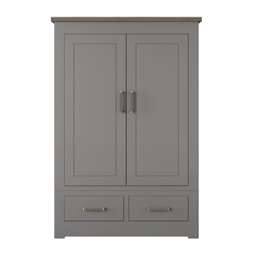 Modo Double 2 door 2 drawer  Wardrobe