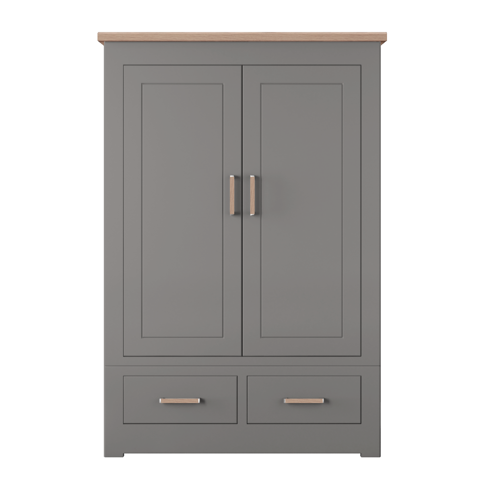 Modo Double 2 door 2 drawer  Wardrobe