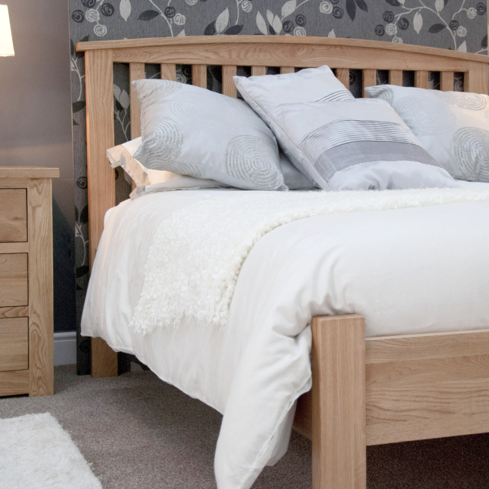 Opus Solid Oak Milano Bedstead