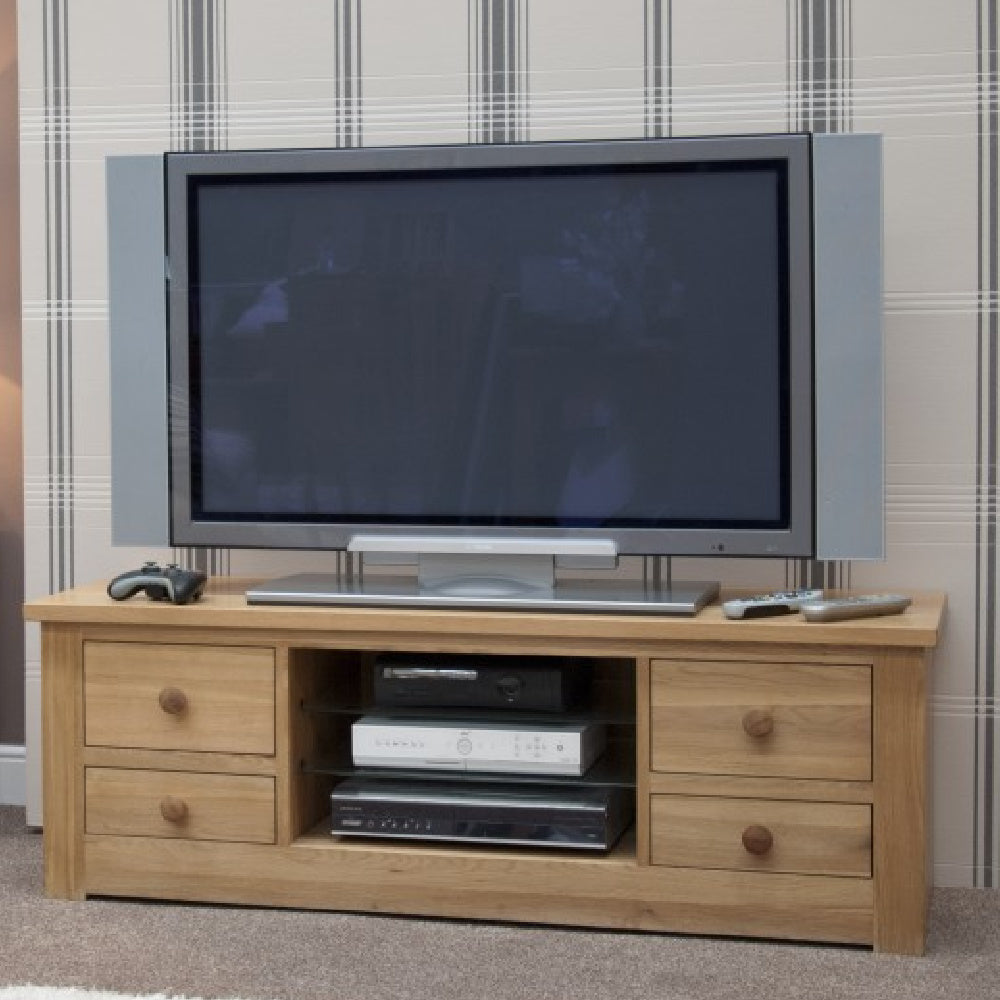 Torino Contemporary Oak Large Plasma Unit