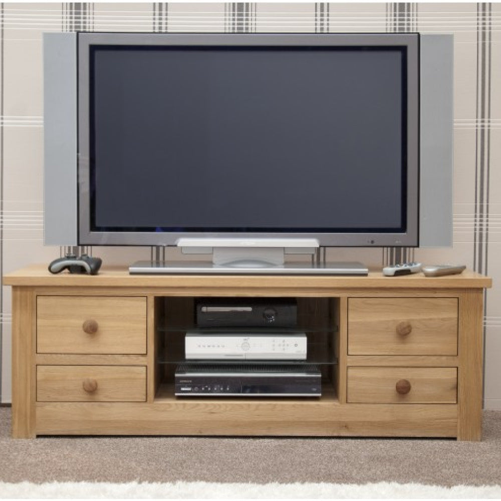 Torino Contemporary Oak Large Plasma Unit