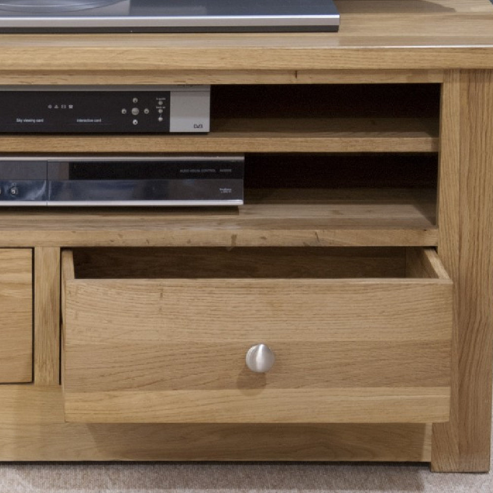 Torino Contemporary Oak Small Plasma Unit